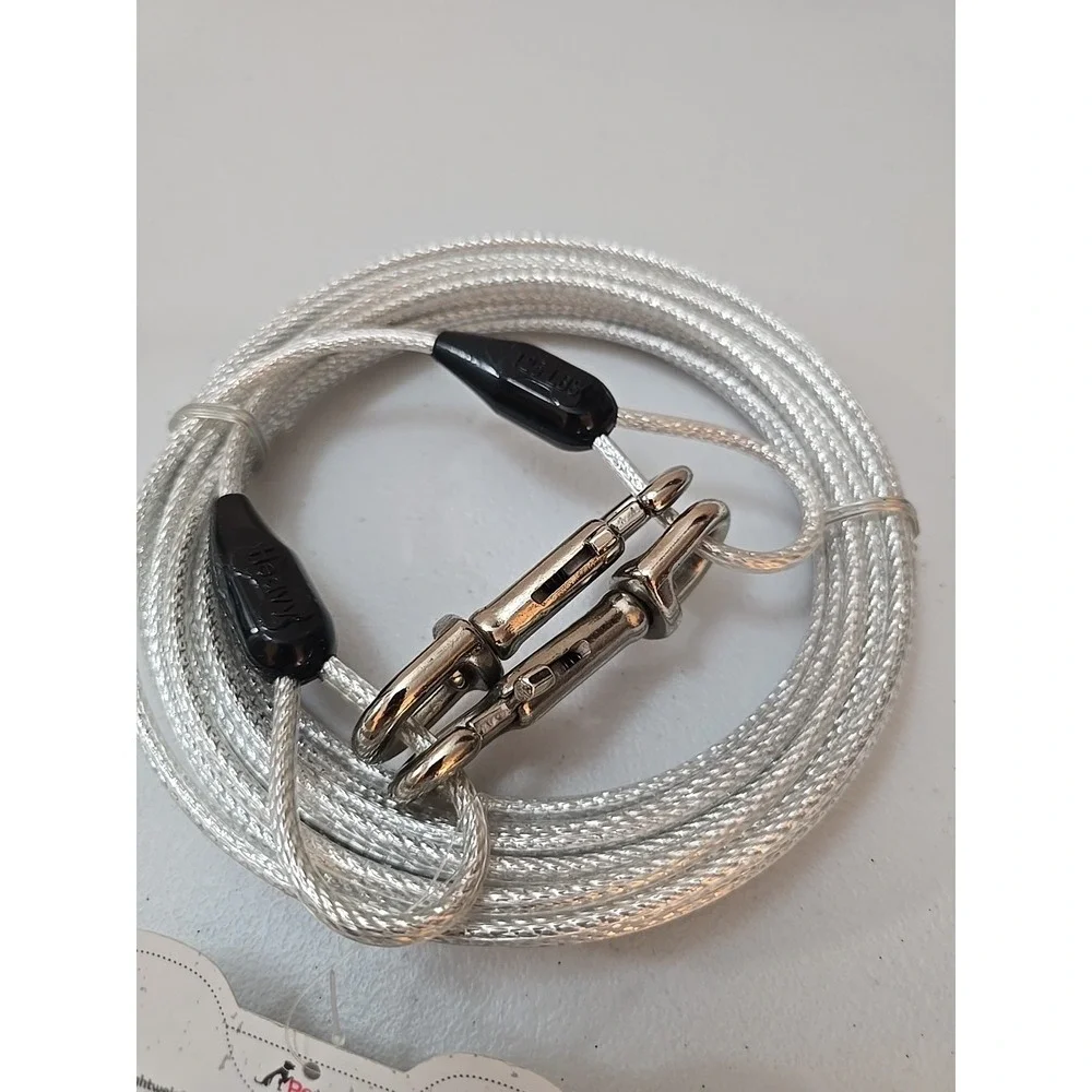 Petest Dog Tie-Out Cable 125 Lbs. 30 Ft.